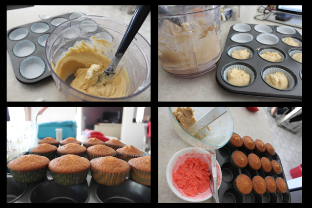 Showgirl Cupcakes in the Making